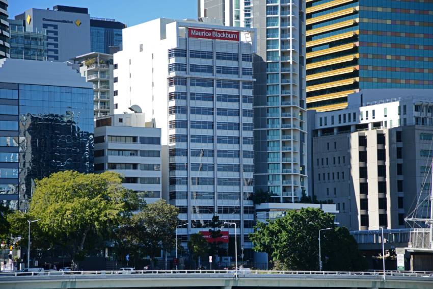 Die Immobilie 179 North Quay in Brisbane von außen.
